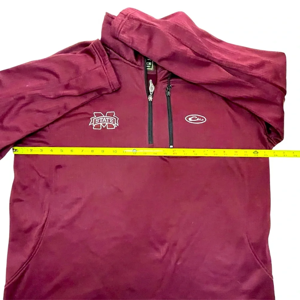 Mississippi State -Drake Waterfowl men’s XL Bulldogs 1/4 zip,jacket hunting